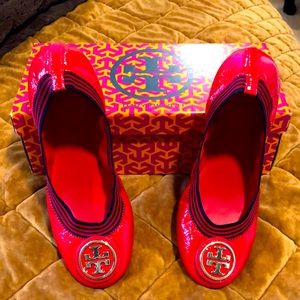 Worn once Tory Burch Flats size 8.5